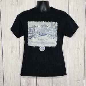 DJ Screw Day T Shirt S.U.C Houston Rap Tee Double Sided Black, sz Medium